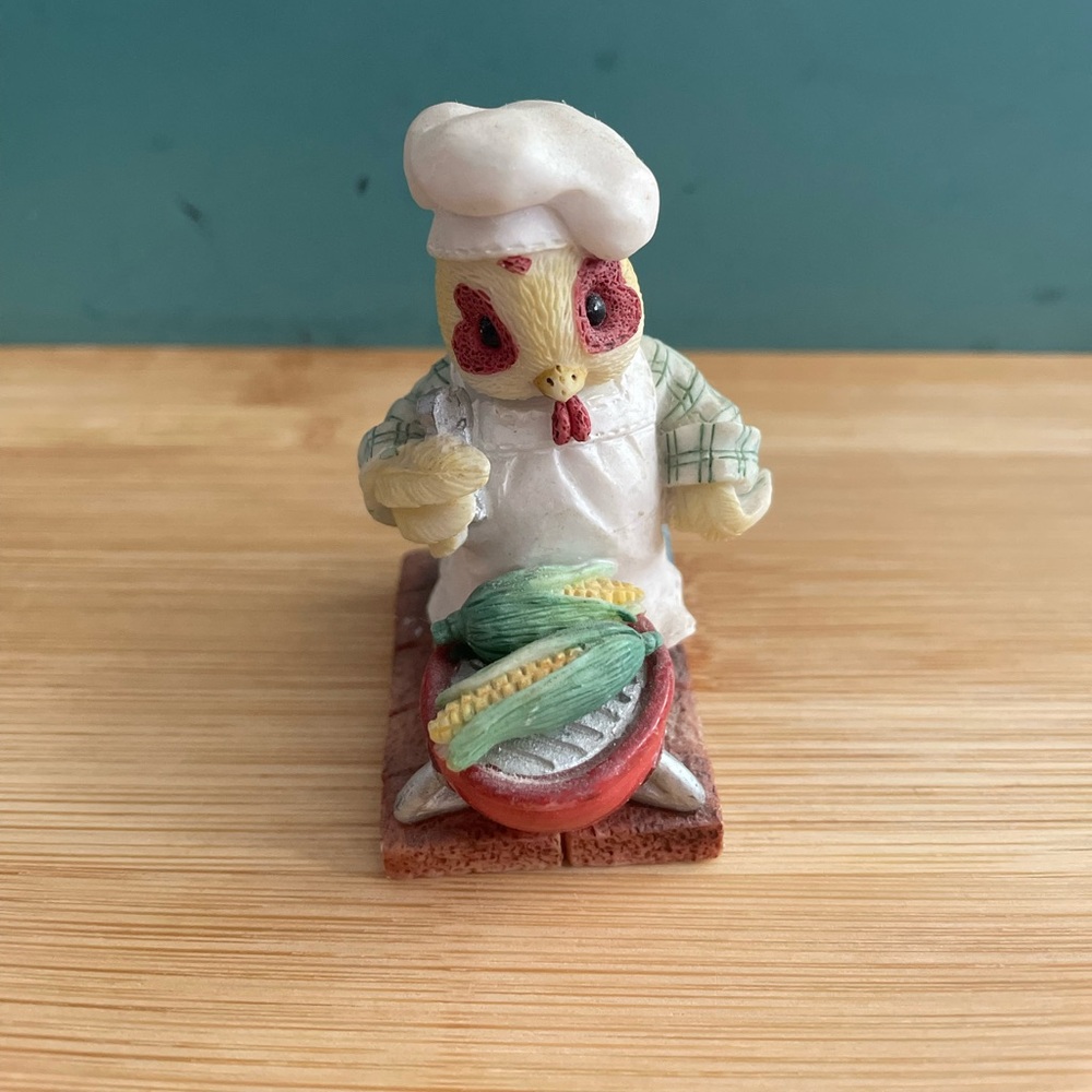 1997 Enesco Mary’s Henhouse “BBQ Chicken” Figurine